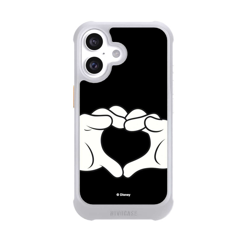 iPhone 16 NIVOmax Cœur Mains Mickey et Minnie