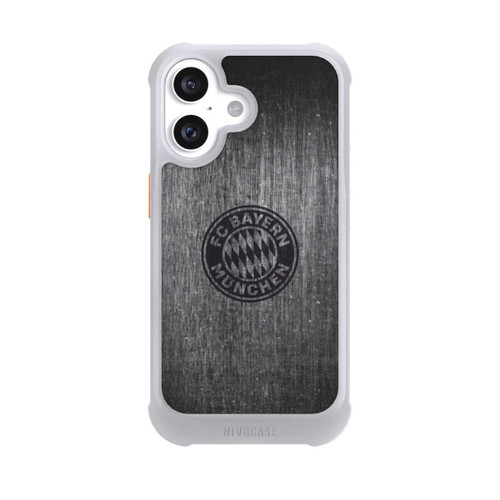Apple iPhone 16 NIVOmax Metalllook FCB Logo einfarbig