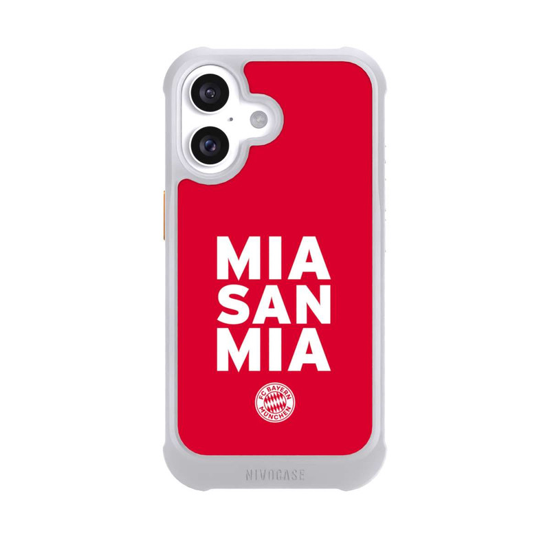iPhone 16 NIVOmax Mia San Mia FCB Rot