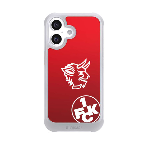 Apple iPhone 16 NIVOmax Teufelskopf FCK auf Rot