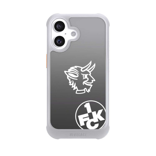 Apple iPhone 16 NIVOmax Teufelskopf FCK auf Schwarz
