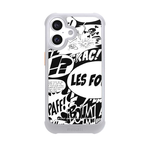 Apple iPhone 16 NIVOmax Sprechblasen Asterix Schwarz