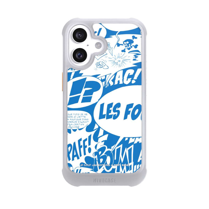 iPhone 16 NIVOmax Speech Bubbles Asterix Blue