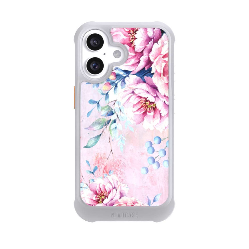 iPhone 16 NIVOmax Aquarell Blume 3