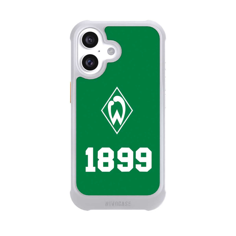 iPhone 16 NIVOmax 1899 Grün-Weiß Lebenslang Grün - Werder Bremen