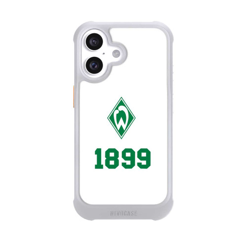 Apple iPhone 16 NIVOmax 1899 Grün-Weiß Lebenslang Weiss - Werder Bremen