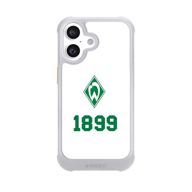iPhone 16 NIVOmax 1899 Grün-Weiß Lebenslang Weiss - Werder Bremen
