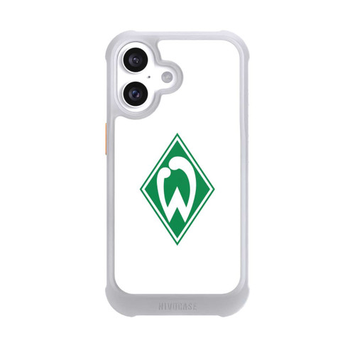 Apple iPhone 16 NIVOmax Logo auf Weiß - Werder Bremen