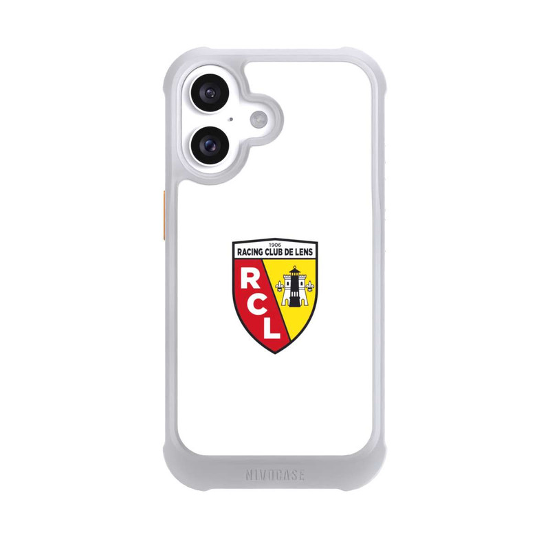 iPhone 16 NIVOmax RC Lens Logo / Blanc