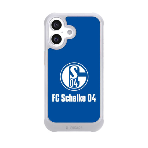 Apple iPhone 16 NIVOmax FC Schalke 04 Blau