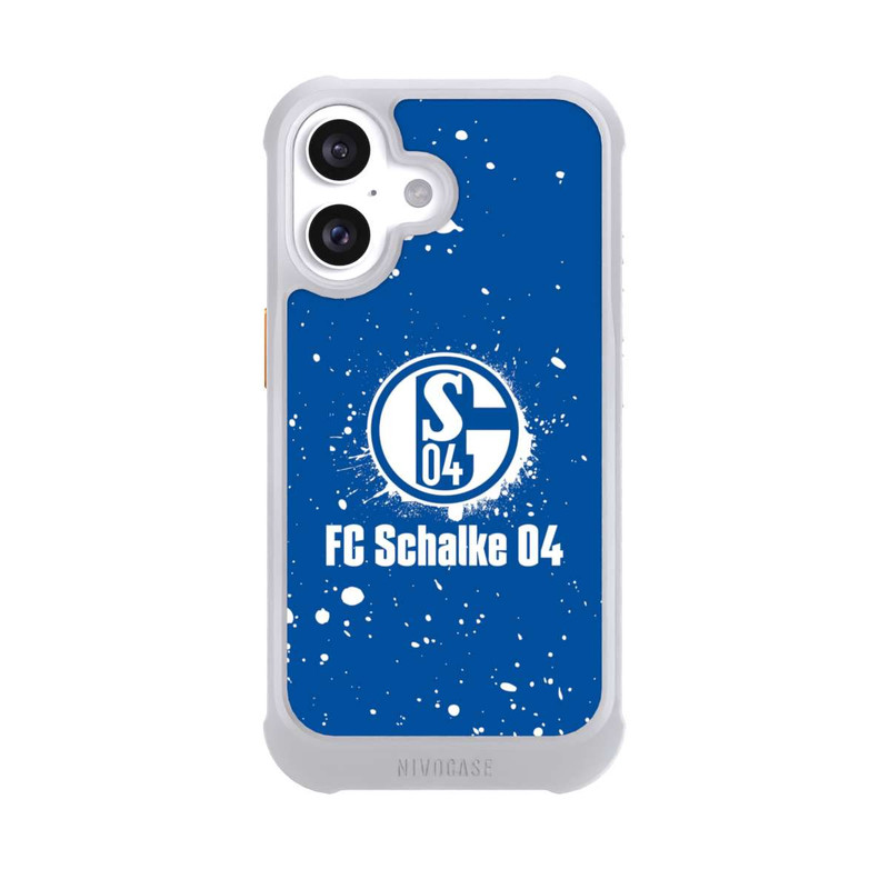 iPhone 16 NIVOmax Schalke 04 - Spraylogo