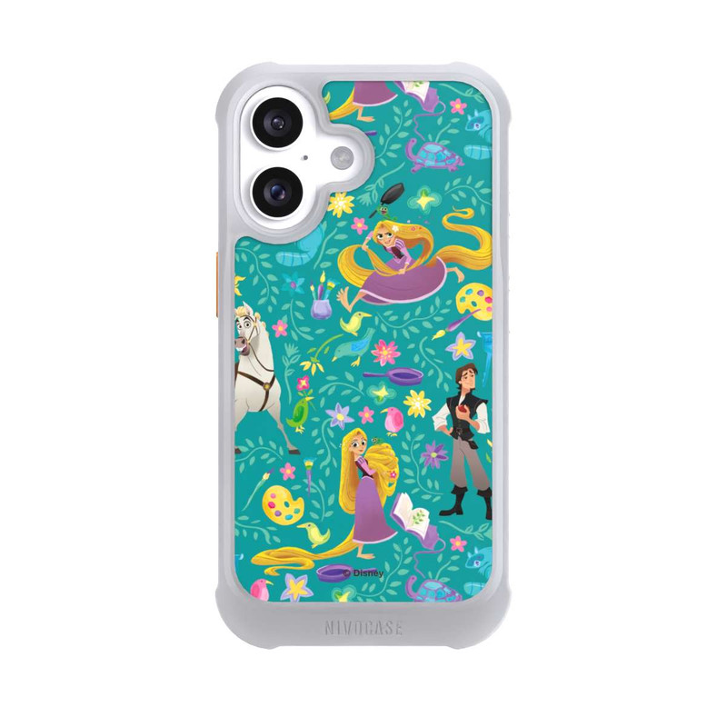 iPhone 16 NIVOmax Rapunzel Blue Pattern