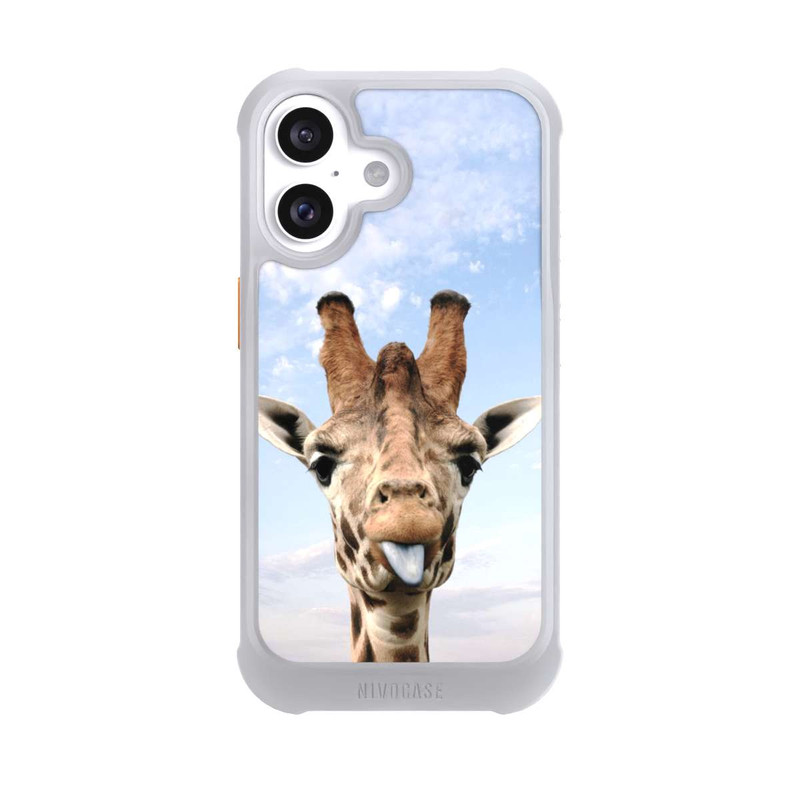 iPhone 16 NIVOmax Girafe sur la route