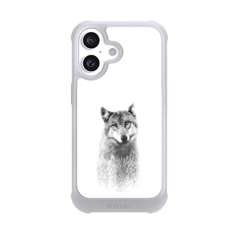 iPhone 16 NIVOmax Le loup et la forêt
