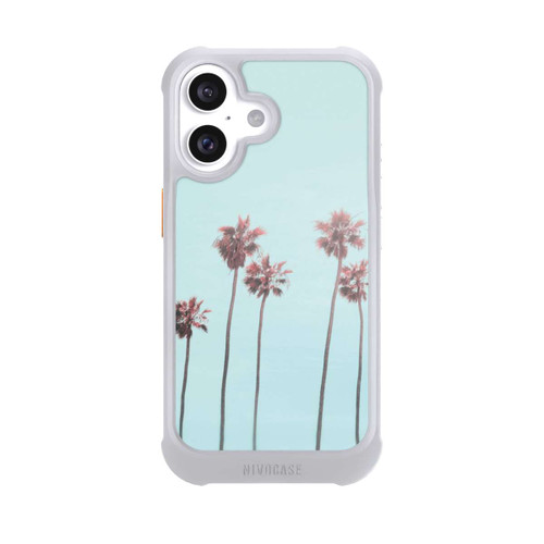 Apple iPhone 16 NIVOmax Hellrosa Strandpalme Paradies