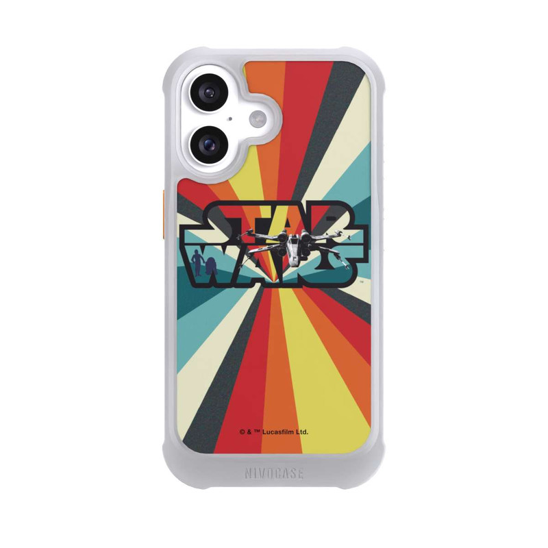 iPhone 16 NIVOmax Retro X-Wing Star Wars Logo