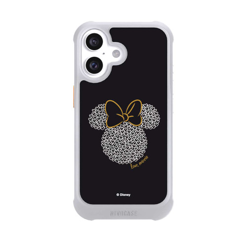 Apple iPhone 16 NIVOmax Minnie Noir et Blanc