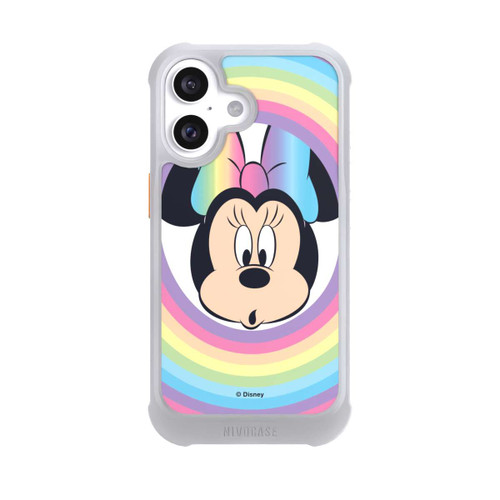 Apple iPhone 16 NIVOmax Minnie Arc-en-ciel Rond