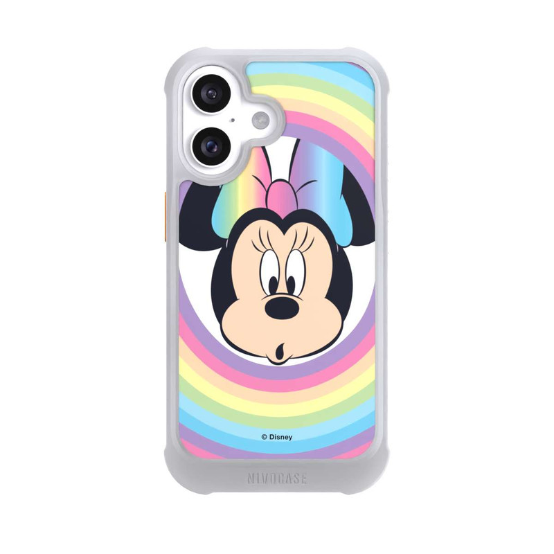 iPhone 16 NIVOmax Minnie Rainbow Circle