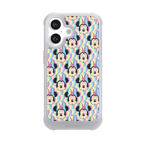 Apple iPhone 16 NIVOmax Minnie Visages d'arc-en-ciel