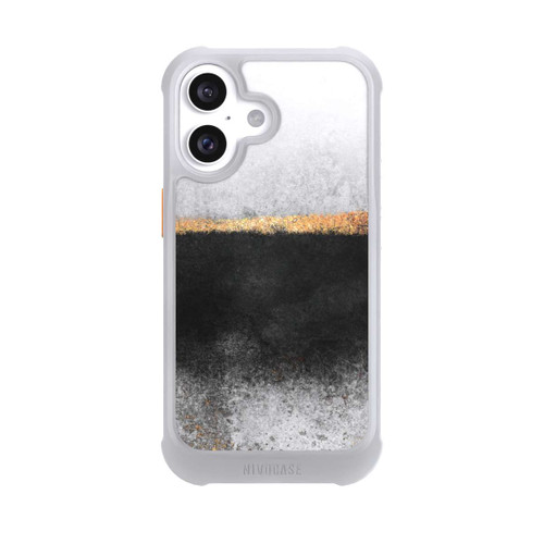 Apple iPhone 16 NIVOmax Ruß und Golddruck