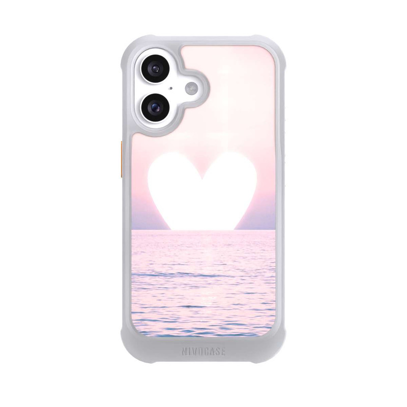 iPhone 16 NIVOmax Herz-Sonnenuntergang