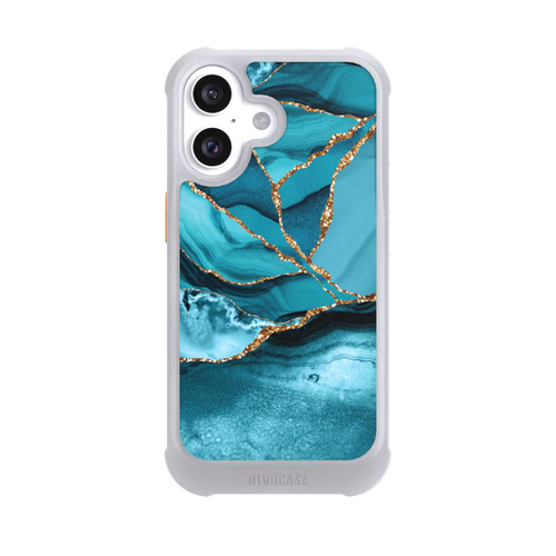 Apple iPhone 16 NIVOmax Marbre Bleu Glacier