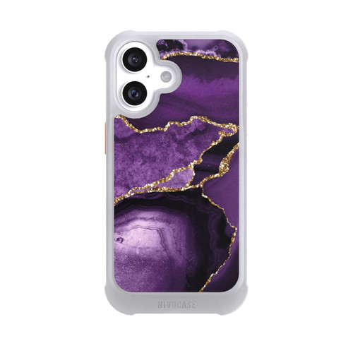 Apple iPhone 16 NIVOmax Marbre Violet Paysage
