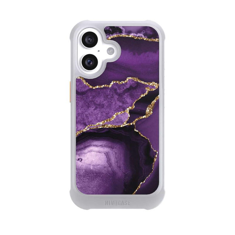 iPhone 16 NIVOmax Marbre Violet Paysage