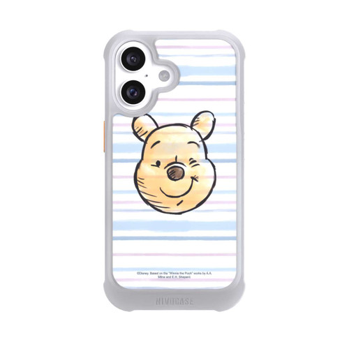 Apple iPhone 16 NIVOmax Winnie Puuh auf Streifen