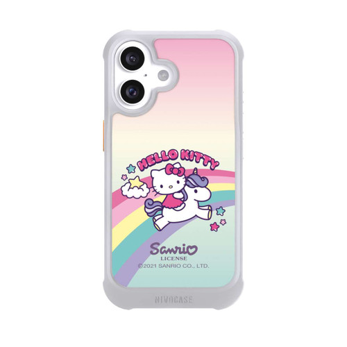 Apple iPhone 16 NIVOmax Hello Kitty Regenbogen 