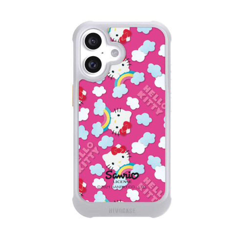 Apple iPhone 16 NIVOmax Hello Kitty Regenbogenmuster