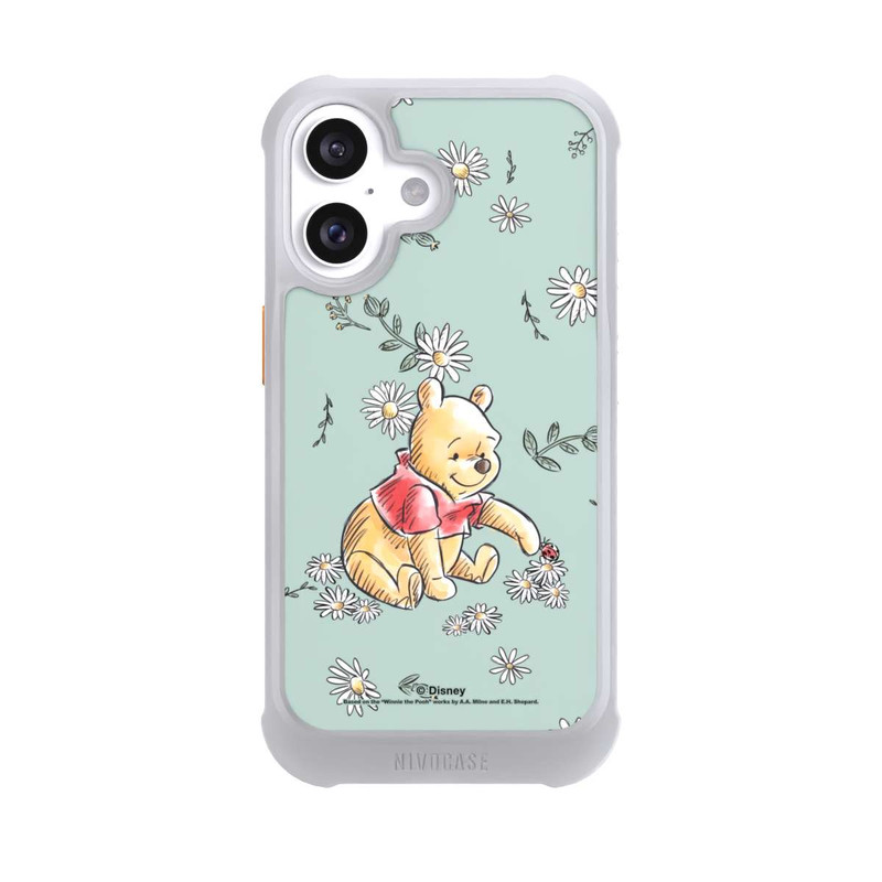 iPhone 16 NIVOmax Winnie Puuh Gänseblümchen und Käfer Liebe