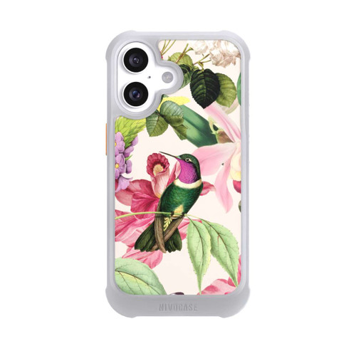 Apple iPhone 16 NIVOmax Kolibris und Rosen Muster