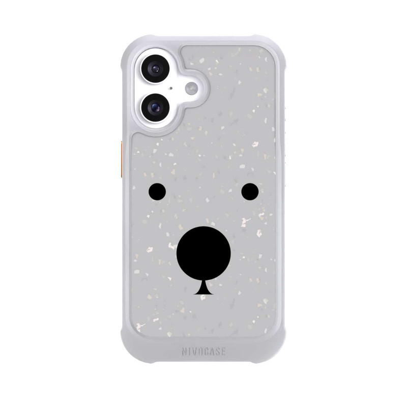 iPhone 16 NIVOmax Gros plan sur l'ours