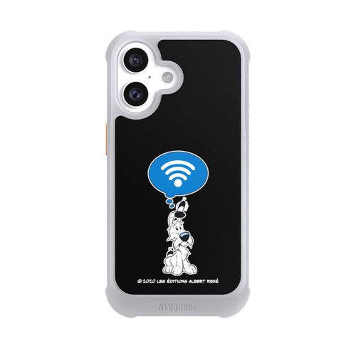 Apple iPhone 16 NIVOmax Idefix W-LAN - Schwarz Hintergrund