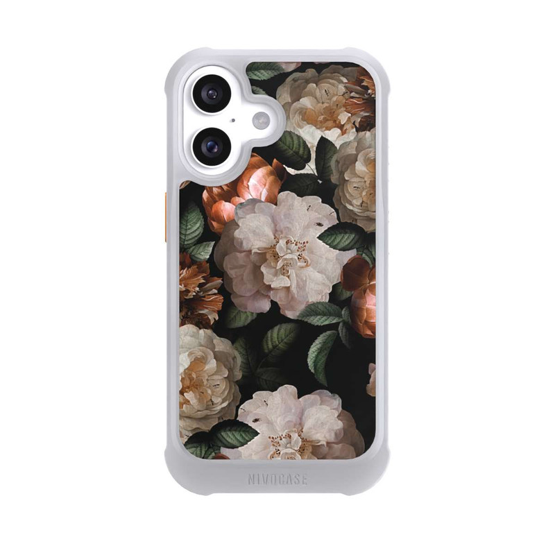 iPhone 16 NIVOmax Tapete mit Kupferrosen