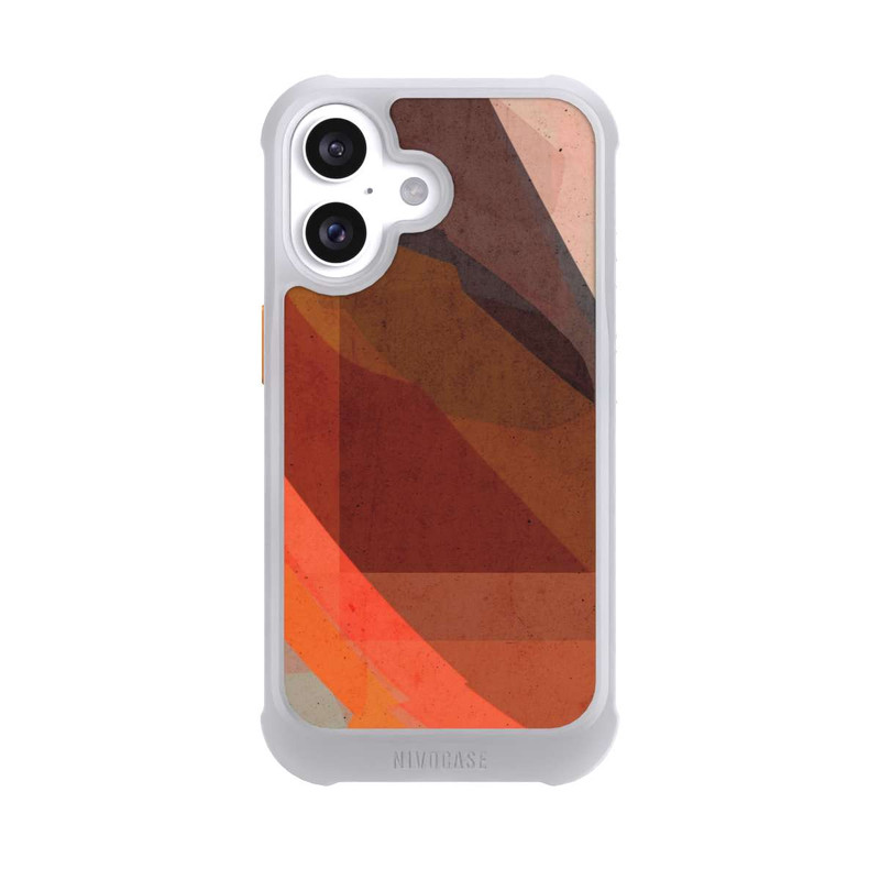 iPhone 16 NIVOmax Vague rouge rouille