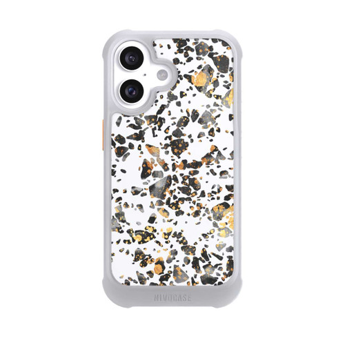 Apple iPhone 16 NIVOmax Gold Speckled Terrazzo