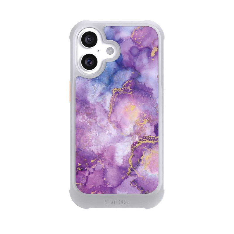 iPhone 16 NIVOmax Purple Swirl Ink
