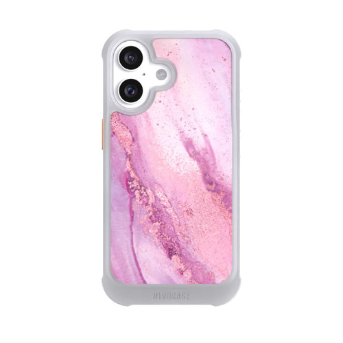 Apple iPhone 16 NIVOmax Encre murale en marbre violet