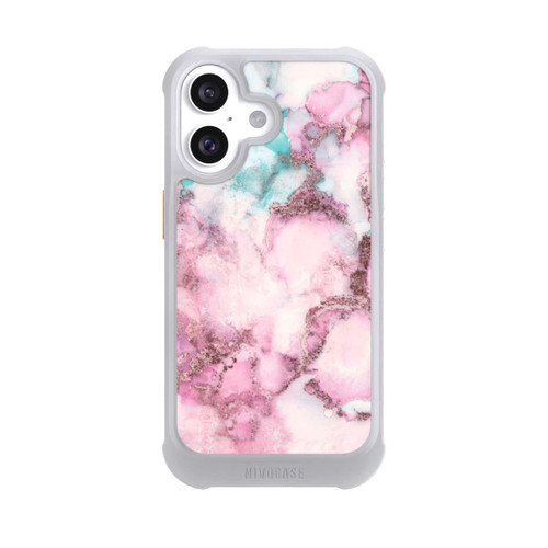 Apple iPhone 16 NIVOmax Encre tourbillonnante rose