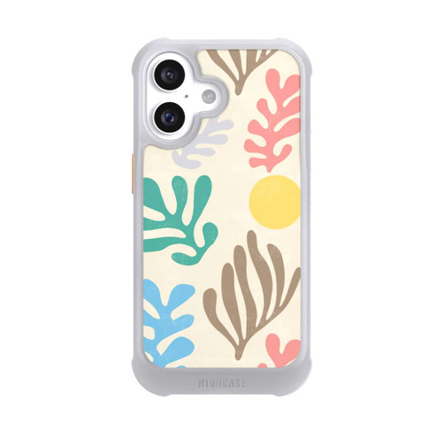 Apple iPhone 16 NIVOmax Blätter im modernen Matisse-Stil