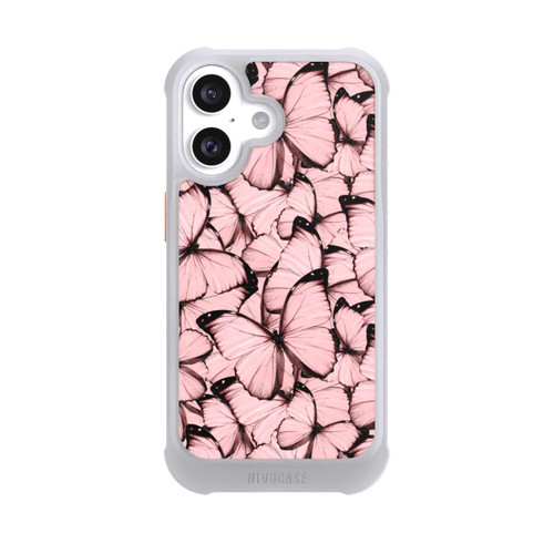 Apple iPhone 16 NIVOmax Papillon rose