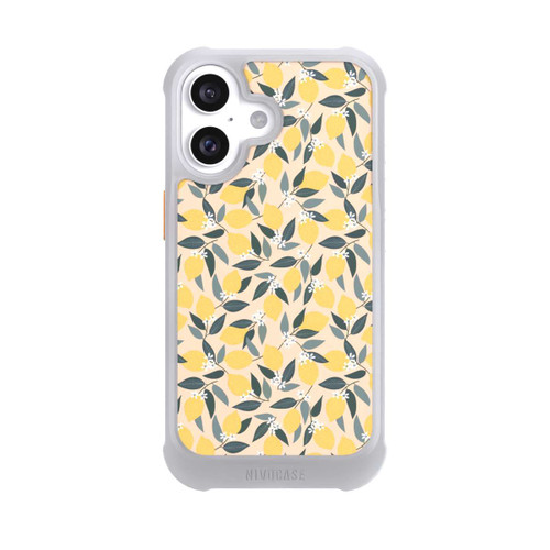 Apple iPhone 16 NIVOmax Motif rose citron