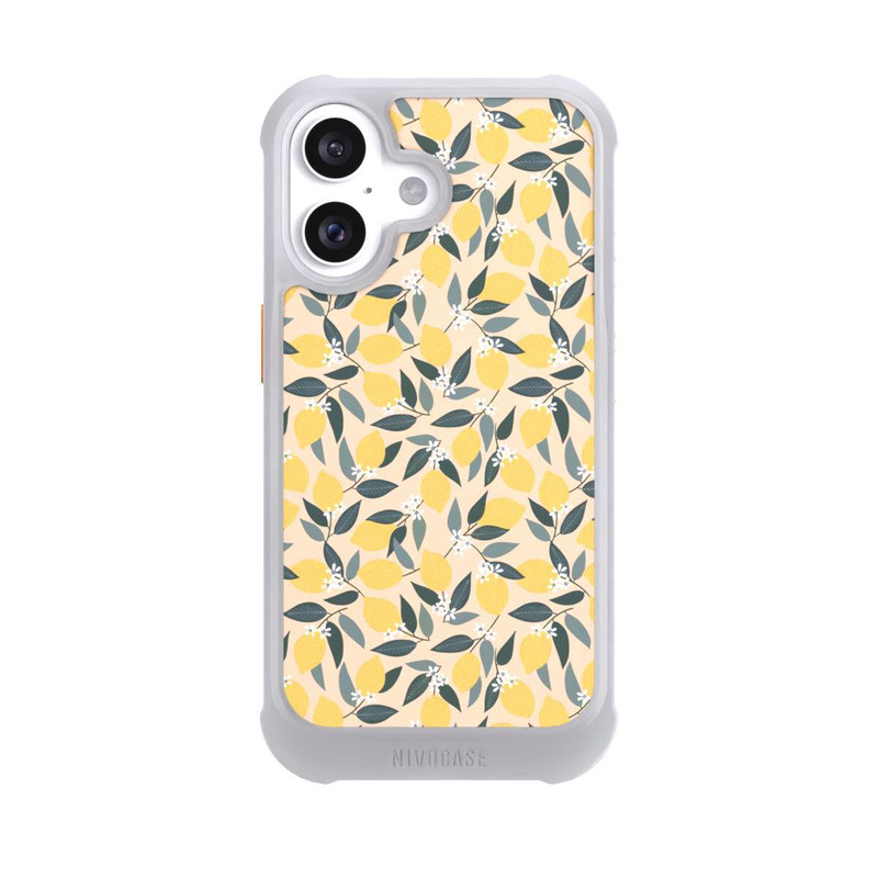 iPhone 16 NIVOmax Motif rose citron