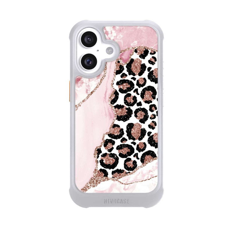 iPhone 16 NIVOmax Patterns and Textures Smooth Pink