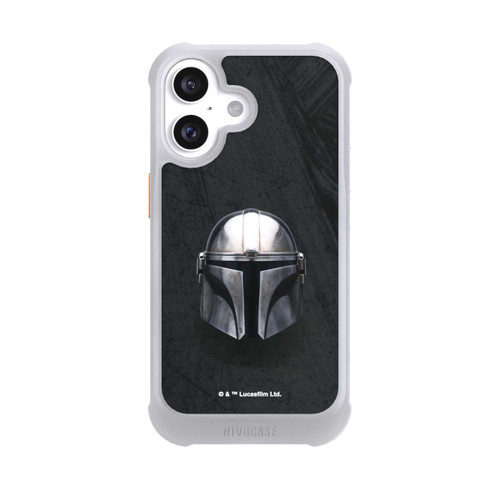 Apple iPhone 16 NIVOmax Schwarzer Mandalorianer Helm
