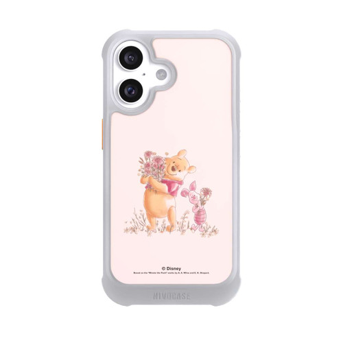 Apple iPhone 16 NIVOmax Winnie Puuh and Ferkel Blumen