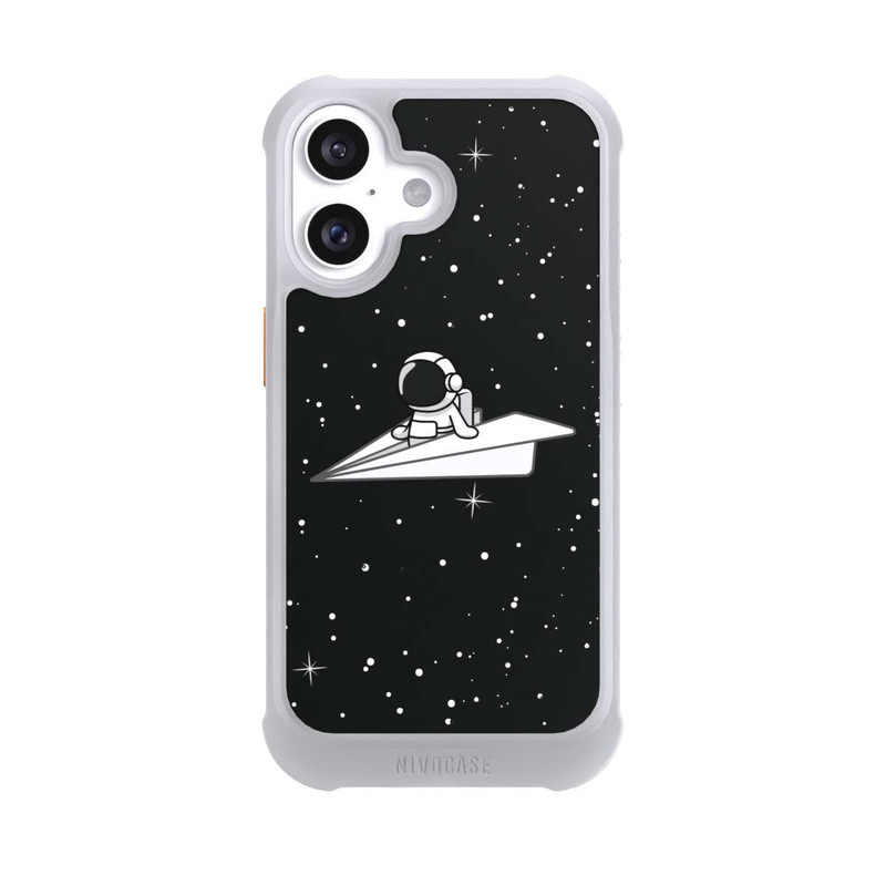 iPhone 16 NIVOmax Astronaut Paper Plane Comic
